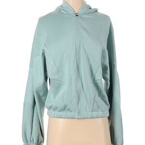 Sincerely Jules Turquoise Zip Up Medium Sweatshirt